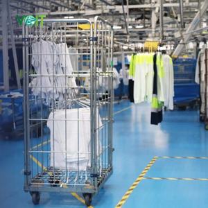 Transporte y colección Lino 4 lados Rollo Lavandería Colección Alambre Carro - Product Image 6