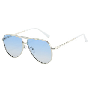 FANSHA <strong>Red</strong> Beige Unisex Polarized Metal UV Protection Full Rim Square Design Lightweight Comfortable Durable Fashion Sunglasses - Product Image 5