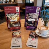 Support de comptoir en carton plat personnalisé pour brochures, présentoir facile à assembler pour dépliants, livrets promotionnels et points de vente (POS)