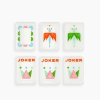 Jeu de Mahjong Américain Minimaliste Automatique en Acrylique Moderne – Ensemble Complet pour le Divertissement à Domicile et les Réunions entre Amis
