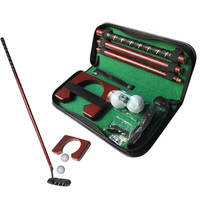 Kit d'entraînement de golf intérieur et extérieur Offre Spéciale Ensemble de putter de golf Mini kit de pratique d'équipement de golf portable avec balle de putter détachable