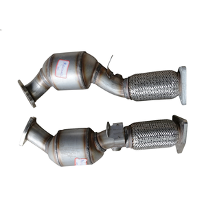 Piezas de motor de coche directas de fábrica de escape automático Convertidor Catalítico izquierdo + derecho Audi Q7 para Porsche Cayenne VW <span class=keywords><strong>Touareg</strong></span> 4,2 V6 - Product Image 1