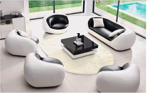 Modern Fashionable Genuine Leather <strong>Sofa</strong> <strong>Set</strong> Low <strong>Price</strong> Living Room Furniture Includes Sectional Couch for Home Use - Product Image 2