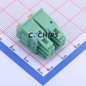 KF2EDGKNHG-3.81-2*2P Plug-in Terminal Block P=3.81mm Connector Plug Snap Fixing 2x2P 3.81mm - Product Image 2