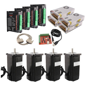 มอเตอร์ NEMA34 แบบวงปิด 86EH156A6001 6.0A 12N.M ชุดควบคุมกำลัง 4 ชิ้น รุ่น CL86 + ชุดจ่ายไฟ 4 แกน พร้อมไดรเวอร์กำลังไฟ Kelas - Product Image 1