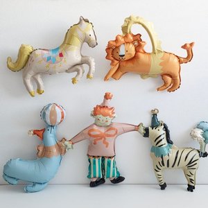 Globos <span class=keywords><strong>de</strong></span> Animales <span class=keywords><strong>de</strong></span> Circo Miniatura, León, Cebra, León Marino, Payaso, Globos <span class=keywords><strong>de</strong></span> Papel <span class=keywords><strong>de</strong></span> Aluminio para Decoración <span class=keywords><strong>de</strong></span> Fiestas <span class=keywords><strong>de</strong></span> <span class=keywords><strong>Cumpleaños</strong></span> - Product Image 2