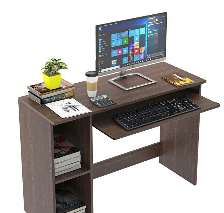 Mallium Wooden Brown Color Study Table| Alibaba.com