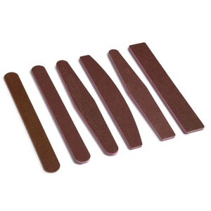 Limas <span class=keywords><strong>de</strong></span> Uñas Color Café, Doble <span class=keywords><strong>Grano</strong></span> 180/240, Lavables, para Manicura Profesional en Salón - Product Image 4
