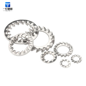 Bán buôn tùy chỉnh đa chức năng thép không gỉ răng cưa khóa máy giặt bên ngoài răng với kẽm kết thúc giá thấp - Product Image 5