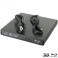 Lecteur Blu-ray externe USB 3.0, lecteur de DVD, Blu-ray 3D 25G 50G BD-R BD-ROM, graveur de CD/DVD RW pour ordinateur portable, ordinateur personnel