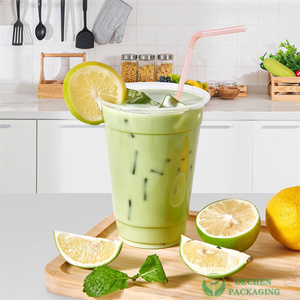 Custom Plastic Cups for Boba Bubble Tea Custom Plastic Cups for Boba Bubble Tea