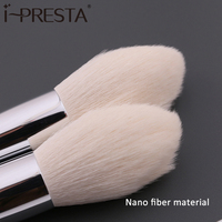 Pinceau de maquillage professionnel pour le visage en fibres nano, pour poudre, blush et illuminateur, marque privée OEM