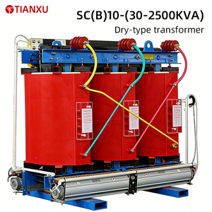Tianxu SC(B)-10หม้อแปลงไฟฟ้าสามเฟส60Hz ชนิดแห้ง10kV อินพุต10kV เอาต์พุตสามขดลวด - Product Image 1