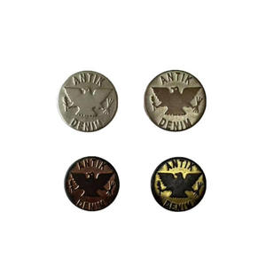 20mm Double Pins Jeans <strong>Button</strong> <strong>Metal</strong> <strong>Button</strong> Vintage Design - Product Image 4