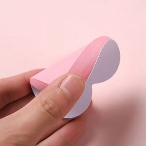 4 Blocs de Notas Adhesivas con Forma de Corazón Romántico en Colores Pastel, Regalo Personalizado para el Día de San Valentín - Product Image 3