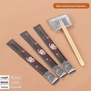 Palillos Desechables de Bambú Natural Estilo Japonés Newell, Envasados Individualmente, Hechos en China Continental, para <span class=keywords><strong>Sushi</strong></span> - Product Image 3