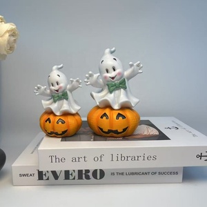 Árbol de Halloween, mecedora de demonio, adorno, nuevo estilo, decoración de escritorio para el hogar, fantasma, calabaza, coche, artesanías de resina para embrujadas - Product Image 1