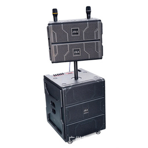 JBA R-10 Line Array <b>Speaker</b> 600W Portable Karaoke System with <b>Microphone</b> for Outdoor Events and Conferences - Product Image 1