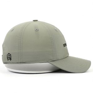 Casquette de baseball personnalisée professionnelle à 6 panneaux non structurée, casquette à couronne basse à séchage rapide avec broderie, en polyester haute performance - Product Image 5