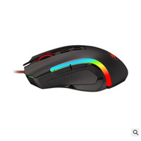 Souris de jeu filaire M607 7200dpi avec design lumineux Interface USB à 7 boutons Orientation droite Stock pour LOL CF compétitif