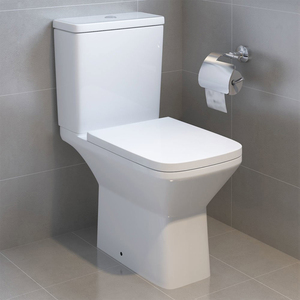 Nuovo Design di WC a Pavimento, Sanitari Moderni in Ceramica a Due Pezzi per Bagno - Product Image 1