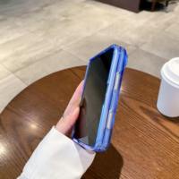Étui de téléphone magnétique rotatif 2 en 1 RUITE, coque transparente en PC et TPU antichoc avec support anneau pour iPhone Duo