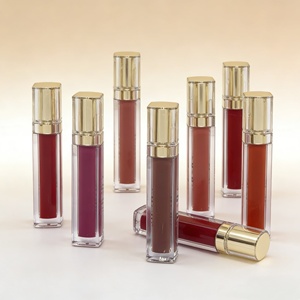 Brillo Labial Líquido Brillante en 30 Colores, Etiqueta Privada, Logotipo Personalizado, Brillo Labial Transparente con Purpurina - Product Image 1