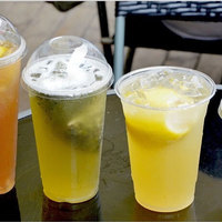 Gobelets en plastique PE jetables personnalisés avec logo, 12 oz (360 ml), pour boissons froides, gobelets de mariage, flexographie d'usine pour usage domestique