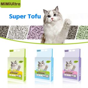 Litière pour chat en tofu biodégradable, écologique, à forte agglomération, sans poussière, pour usine OEM/ODM, vente en gros - Product Image 2