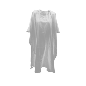 PONGE Capa de Peluquería Blanca con Botones en M.T. - Product Image 2