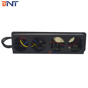 BNT Good Design <span class=keywords><strong>Prise</strong></span> murale pour chambre d'hôtel Noir/Argent Hub multimédia pour solutions TV <span class=keywords><strong>AV</strong></span> - Product Image 4