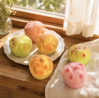 Jouet Squishy en Mousse PU Souple à Remontée Lente en Forme de Choux à la Crème, Anti-Stress et Décompression pour Adultes, Vente en Gros