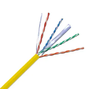 Cable de cobre para RED DE ORDENADOR Utp6, Cable de comunicación digital Cat6, Lan, Ethernet, 23AWG, precio de fábrica