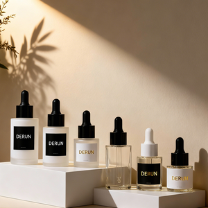 Flacon compte-gouttes <span class=keywords><strong>en</strong></span> verre noir mat de style nouveau, 5 ml, 10 ml, 20 ml, 30 ml, 50 ml, 100 ml, pour huile essentielle et cosmétiques, flacon d'huile capillaire - Product Image 4