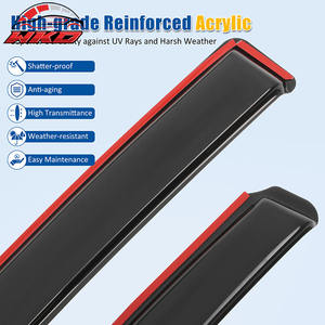 Déflecteurs de vitres latérales pour Hyundai Elantra berline 11-16, à installer dans le canal de la vitre - Product Image 4