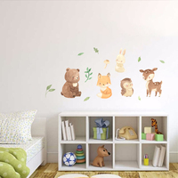 Autocollant mural personnalisé de grande taille, autocollant amovible imprimé en PVC, vinyle imperméable pour décoration intérieure, pour les murs des chambres d'enfants