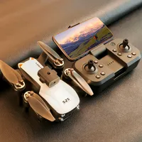 Мини-дрон S2S 2.4G с бесщеточным двигателем, профессиональный складной квадрокоптер с дистанционным управлением, обходом препятствий, управлением через приложение, Wi-Fi HD