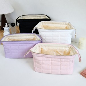Trousse de Maquillage Matelassée Premium Grande Capacité, Organisateur de Voyage Cosmétique Portable, Pochette de Toilette Polyvalente pour Femme, <span class=keywords><strong>Sac</strong></span> de Lavage Cadeau - Product Image 3