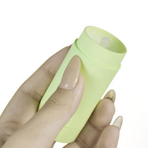 0,5 oz 1oz 1,7 oz 2,5 oz Envases vacíos de desodorante Tubos recargables de plástico blanco sin BPA para desodorante, bálsamo - Product Image 4