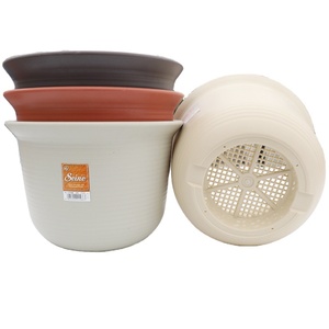 <span class=keywords><strong>IRIS</strong></span> jardinière courte en plastique résine épaisse jardin extérieur <span class=keywords><strong>IRIS</strong></span> pot moyen plantation de légumes sans plateaux pot de fleur champignon - Product Image 1
