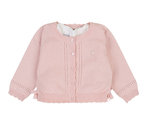 Ensemble mode pour fille Cardigan et <span class=keywords><strong>jupe</strong></span> à col en dentelle pour style et confort - Product Image 4