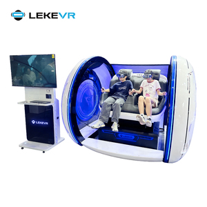 LEKE 9D Egg Cinema Metaverse Game Machine 2-Seat Virtual Reality Showroom Indoor/Outdoor Hardwar Metal Theme Park <span class=keywords><strong>VR</strong></span> for Theme - Product Image 2