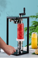 Scelleuse manuelle commerciale portable pour canettes, scellage en une seconde, pour les salons de thé et l'extérieur