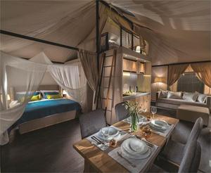 Fabrika fiyat yeni tasarım kare glasafari çadırı banyo mini mutfak - Product Image 3