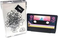 Clé USB en forme de cassette audio, 1 Go, 2 Go, 4 Go, 8 Go, 2.0, blanche, rouge, noire, en plastique