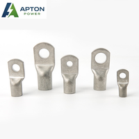 Connecteur à sertir pour borne de batterie en cuivre étamé série Apton SC, pour câble électrique automobile