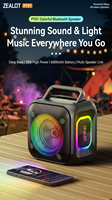 Haut-parleur portable RGB IPX6 BT 5.4 de haute qualité, puissant, avec basses profondes HIFI, qualité sonore sans perte, batterie 6000 mAh, 30 W de puissance élevée