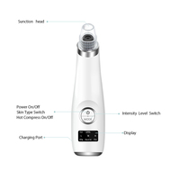 Envoyer Demande pour Obtenir Des Échantillons Gratuits Aspirateur de Pore Dissolvant de Points Noirs Usb Rechargeable Acné Comédon Extracteur Outil Machine