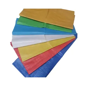 Custom Size Polypropylene Bag Saco De RafiaPp Woven Sack Fabric Industrial Cement Sand Fertilizer