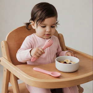 <span class=keywords><strong>Couverts</strong></span> pliables pour enfants, anti-étouffement, vaisselle pour jeunes enfants, ustensiles de table résistants à la chaleur, pièces d'argenterie polyvalentes pour nourrissons - Product Image 3